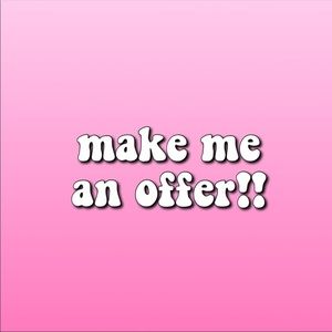 Open to reasonable offers!! :)